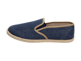 SLIP ON Granatowe tenisówki męskie WISHOT 115