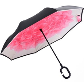 Parasol odwrócony RÓŻOWY KWIAT