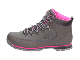 Szare buty damskie McArthur TREKKING UL02