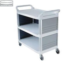 Wózek X-tra™ zabudowany z 3 stron white