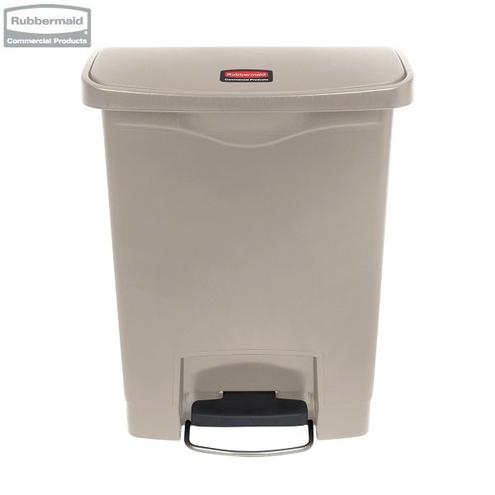 Kosz Slim Jim® Step-On 30L Resin Containers beige