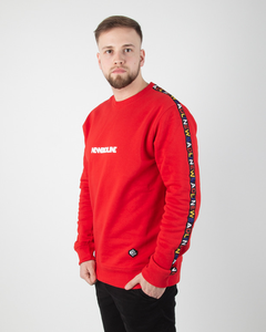 BLUZA BEZ KAPTURA TAPE RED