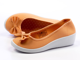 -50%Baleriny pomarańczowe koturn McArthur LT01