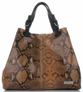 Torebki Skórzane ShopperBag VITTORIA GOTTI Jasno Rude (kolory)