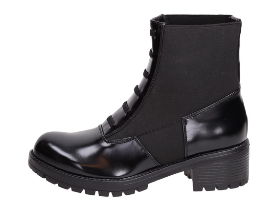 Czarne botki damskie, buty VINCEZA 2505