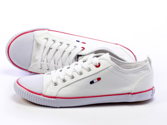 -40% Markowe trampki białe AMERICAN CLUB LH04