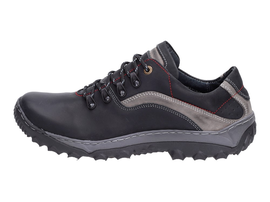 POLSKIE buty męskie MARIO 268BK TREKKING SKÓRA