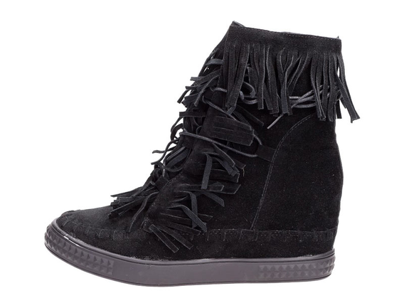 Czarne sneakersy, buty damskie VICES 1068-1
