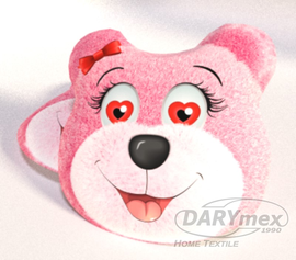 Poduszka przytulanka Pink Bear 40x40