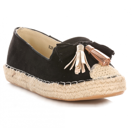 Espadryle Damskie Czarne