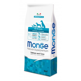 MONGE HYPOALLERGENIC ŁOSOŚ I TUŃCZYK 12KG