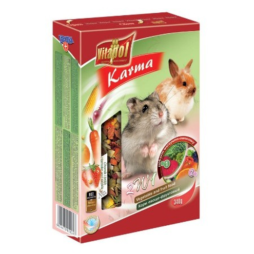 Vitapol Owocowo-Warzywny Pokarm dla Chomika i Królika 350g