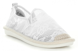 Ażurowe Espadryle Damskie firmy Ideal Shoes Białe (kolory)