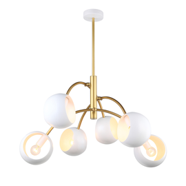 Melvo MDM-3691/6 GD+W lampa wisząca