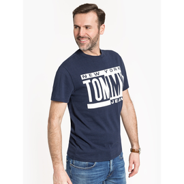Tommy Jeans "Box Logo Tee" Navy