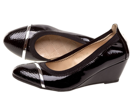 -40% Stylowe czółenka,koturny VICES 742 czarne