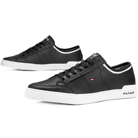 Buty Tommy hilfiger Core corporate leather sneaker > fm0fm00552 990