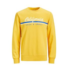 Jack & Jones "Jorretro Cali Sweat"  Yolk Yellow
