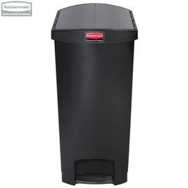 Kosz Slim Jim® Step-On 90L Resin Containers End Step Style black