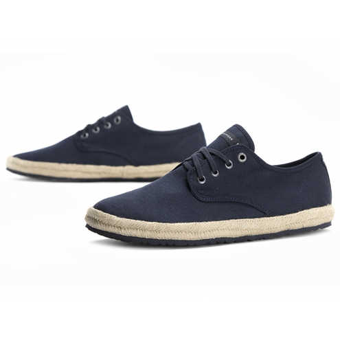 Buty Tommy hilfiger Tommy jeans canvas lace espadrille > fm0fm02254 403