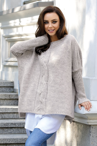 Sweter ponczo ls240