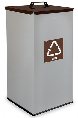 Kosz do segregacji odpadów EKO SQUARE 90L bio