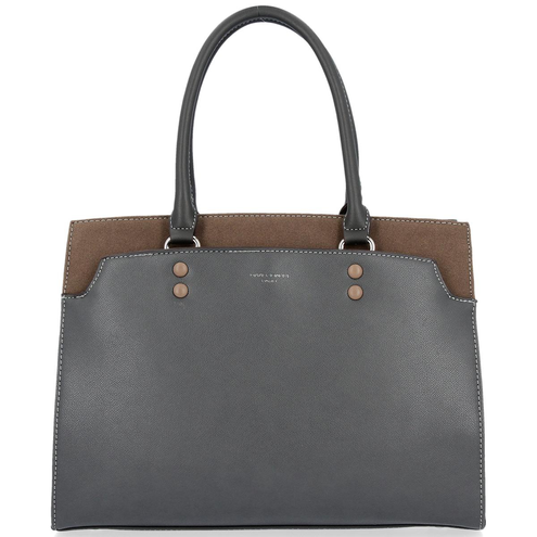David Jones Firmowe Torebki Damskie Elegancki Kufer w rozmiarze XL Szara (kolory)