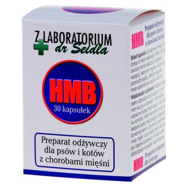 Dr Seidel HMB preparat odżywczy dla psów i kotów 30 kaps. + 20% gratis