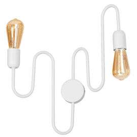 KINKIET 2 PŁ-PUZO WHITE 931D Aldex