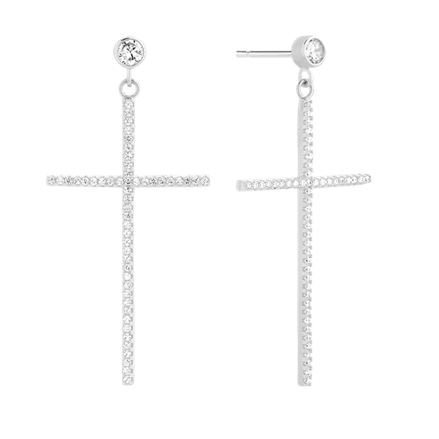 Kolczyki Simple Shine Silver