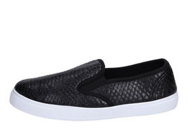 SLIP ON Tenisówki eko skóra WISHOT 068 BK
