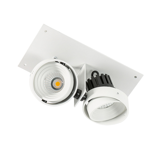 Patrizio Double 4000K GL7118-2/2X12W 4000K WH+BL lampa do zabudowy