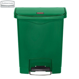 Kosz Slim Jim® Step-On 30L Resin Containers green