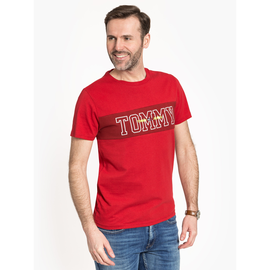 Tommy Jeans "Panel Tee" Red