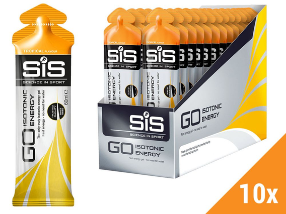 SIS GO Isotonic Gel 10x60ml - tropik