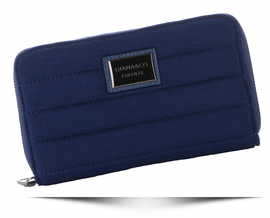 Modne Portfele Damskie Diana&Co Firenze tupu Piórnik Etui na karty z paskiem w rozmiarze XL Jeansowe (kolory)