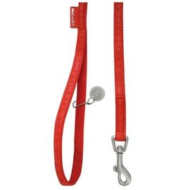 Zolux Smycz Mac Leather 15mm/1.2m Czerwona