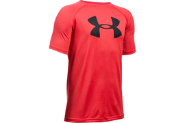 UA Tech Big Logo SS Kids Tee 1228803-600