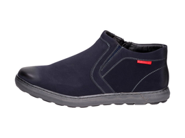 Botki męskie, buty NAzimę NOWACKI DM209 GRANAT
