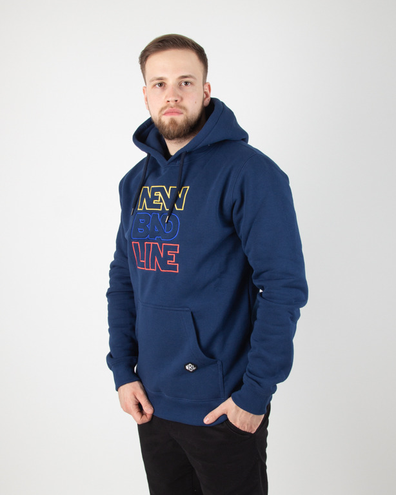 BLUZA Z KAPTUREM OUTLINE NAVY
