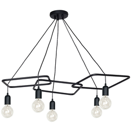 Lampa wisząca 5-PŁ FONZO PŁASKI 870F Aldex