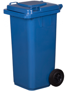 Pojemnik na odpady 120L niebieski POJEMNIKI NA ODPADY