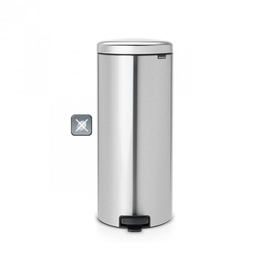 Kosz pedałowy NEWICON 30L Matt Steel FPP