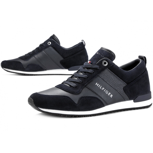Buty Tommy hilfiger Iconic leather suede > fm0fm00924 403