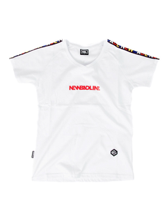 T-SHIRT DAMSKI TAPE WHITE