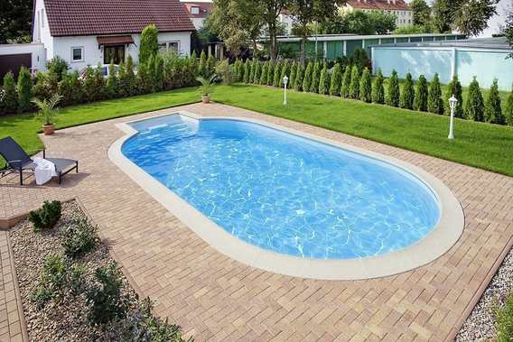 BASEN STALOWY LAGUNA KOMPLET GŁĘBOKOŚĆ 150 cm