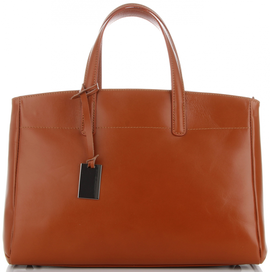Duże Torebki Skórzane Klasyczny Kufer XXL 3 komory marki Genuine Leather Rude (kolory)