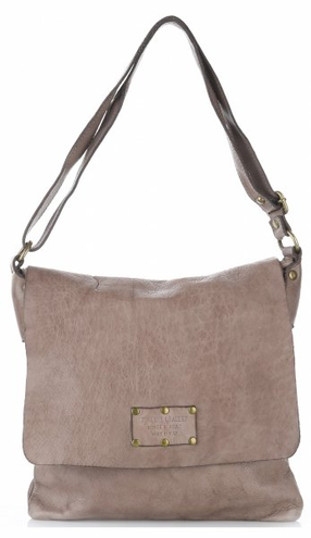 Torebki Skórzane Listonoszki Vintage firmy Genuine Leather Ziemiste