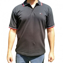 Koszulka POLO patriotyczna czarna