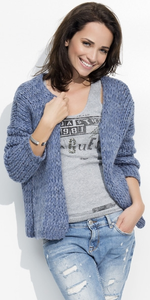 Sweter NU_S18 - Jeansowy